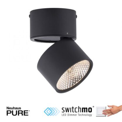 Spotlight Pure Nola svart modern